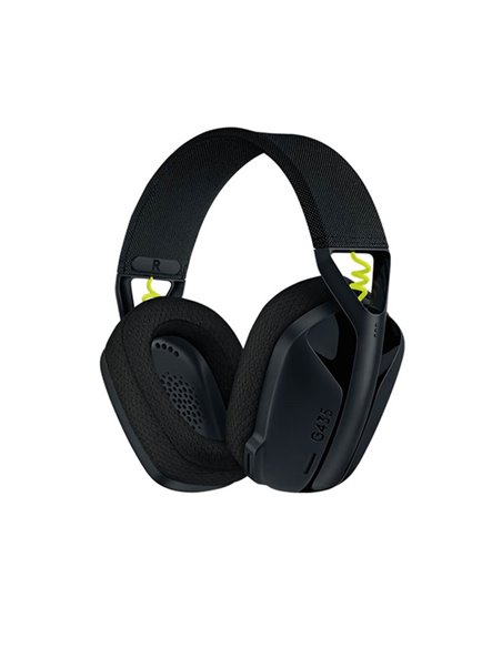 Căști gaming Logitech G435, Wireless, Negru
