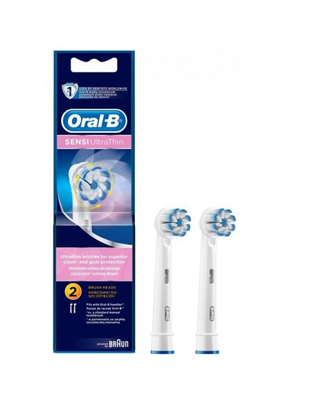 Duză pentru periuța de dinți electrică BRAUN Sensi UltraThin, Alb