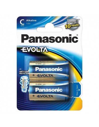 Батарейки Panasonic LR14EGE, C, 2шт.