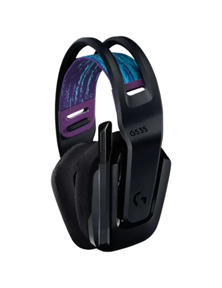 Căști gaming Logitech G535, Fără fir, Negru