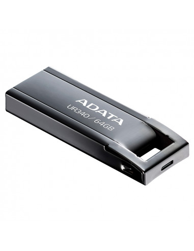 USB Flash накопитель ADATA UR340, 64Гб, Чёрный