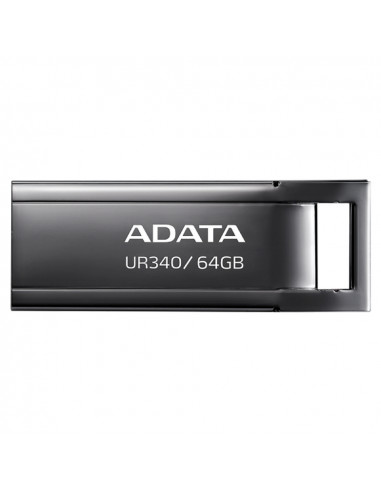 USB Flash накопитель ADATA UR340, 64Гб, Чёрный