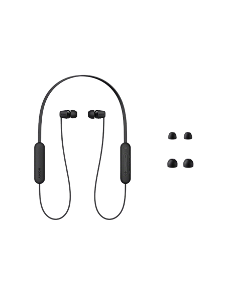 Căști SONY WI-C100, Negru
