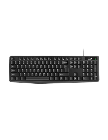 Клавиатура Genius KB-117, Проводное, Чёрный