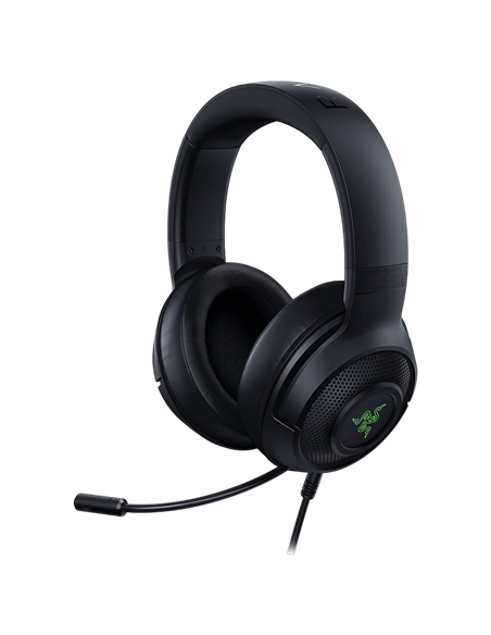 Игровая Гарнитура RAZER Kraken V3 HyperSense, Проводной аналоговый, Чёрный
