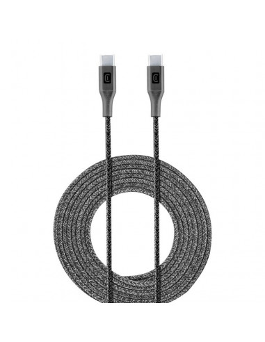 Cablu de încărcare și date Cellularline Long Cable, USB Type-C/USB Type-C, 2,5m, Negru