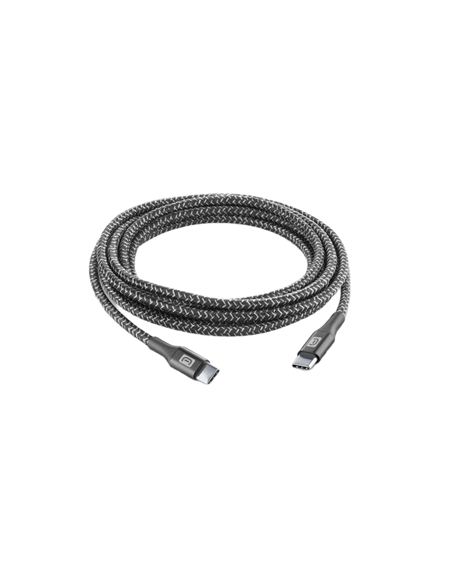 Кабель для зарядки и передачи данных Cellularline Long Cable, USB Type-C/USB Type-C, 2,5м, Чёрный