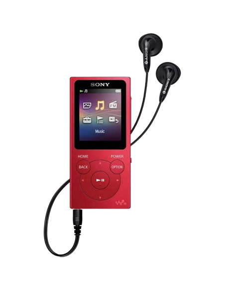 Audio Player Sony NW-E394 Walkman, 8 GB (Roșu)