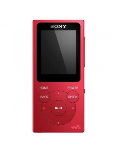 Аудиоплеер Sony NW-E394 Walkman, 8 ГБ (Красный)