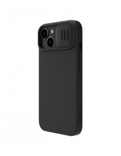Husă Nillkin iPhone 14 CamShield Silky Magnetic Silicone, Negru 2