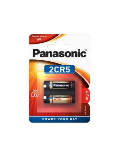 Baterii Panasonic 2CR-5L, 2CR5, 1400 mAh, 2 buc.