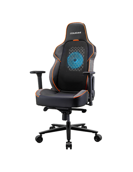 Игровое кресло Cougar NxSys AERO, Искусственная кожа, Черный | Оранжевый