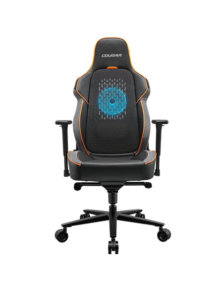 Scaun Gaming Cougar NxSys AERO, PU Piele, Negru | Portocaliu
