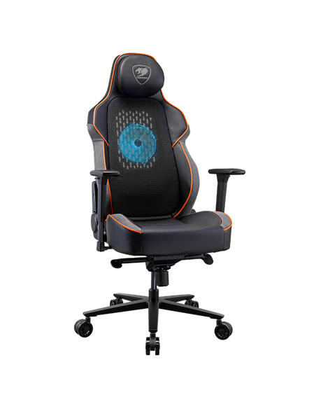 Игровое кресло Cougar NxSys AERO, Искусственная кожа, Черный | Оранжевый