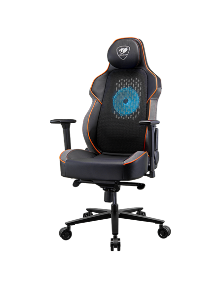 Игровое кресло Cougar NxSys AERO, Искусственная кожа, Черный | Оранжевый