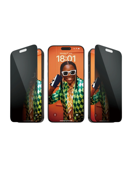 Защитное стекло PanzerGlass iPhone 15 Pro Max UWF Privacy wA, Прозрачный