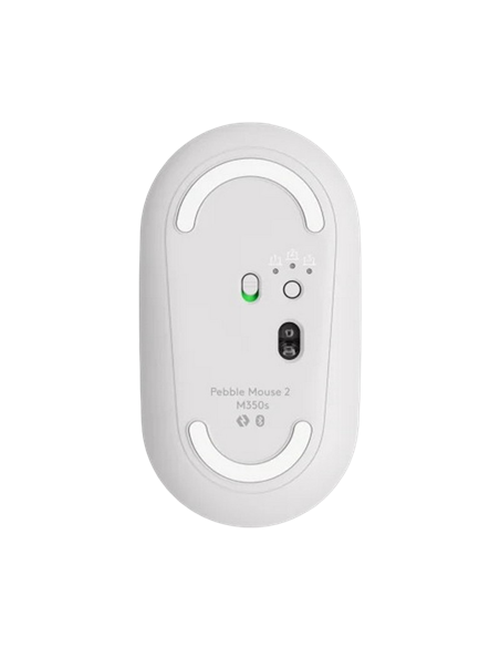 Mouse Wireless Logitech M350S, Alb