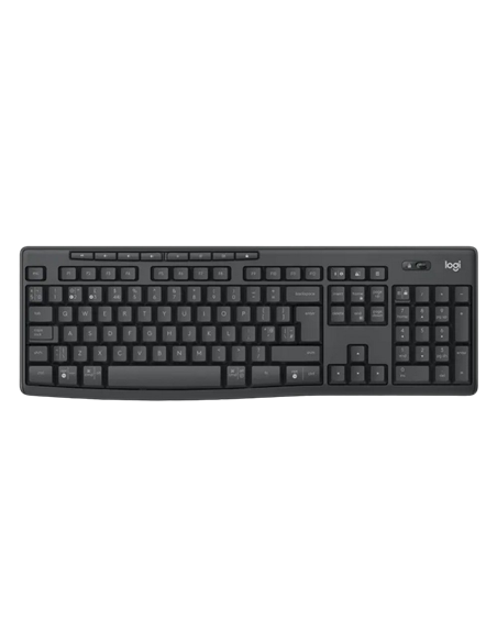 Клавиатура и мышь Logitech MK370, Беспроводное, Чёрный