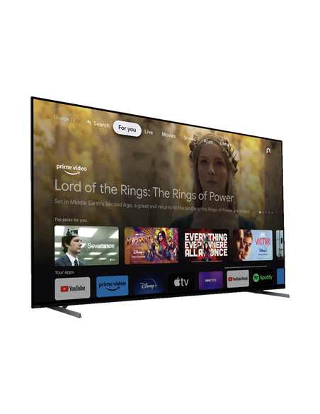 55" OLED SMART Телевизор SONY XR55A80LAEP, 3840x2160 4K UHD, Android TV, Чёрный