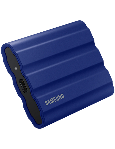 Внешний портативный SSD накопитель Samsung T7 Shield, 1 ТБ, Синий (MU-PE1T0R/EU)