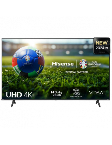 75" LED SMART Телевизор Hisense 75A6N, 3840x2160 4K UHD, VIDAA U7.0, Чёрный