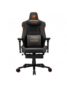 Scaun Gaming Cougar Armor EVO M, PU Piele, Negru | Portocaliu