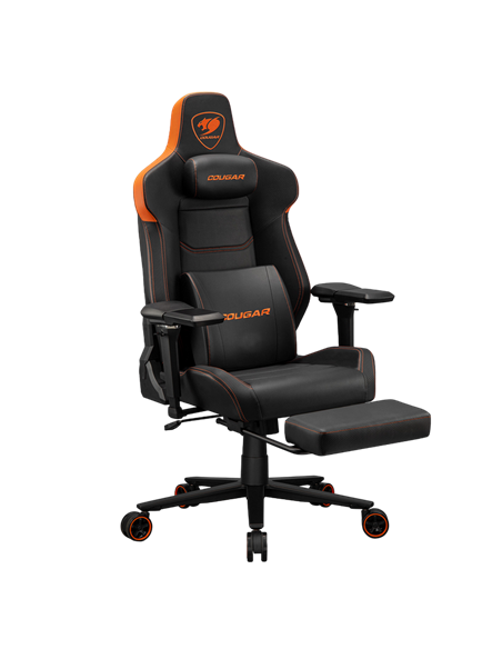Scaun Gaming Cougar Armor EVO M, PU Piele, Negru | Portocaliu