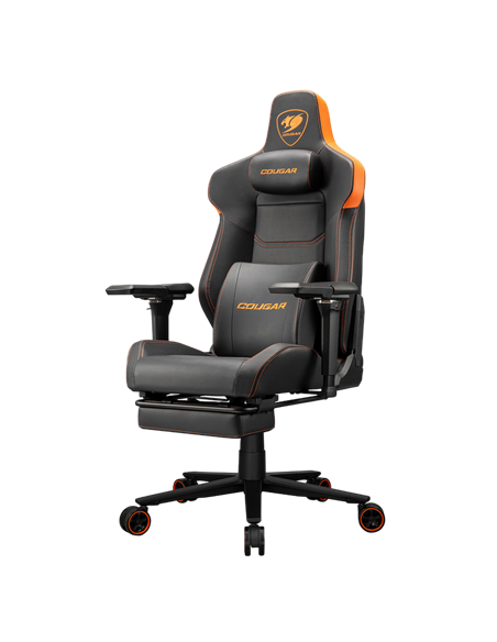 Scaun Gaming Cougar Armor EVO M, PU Piele, Negru | Portocaliu