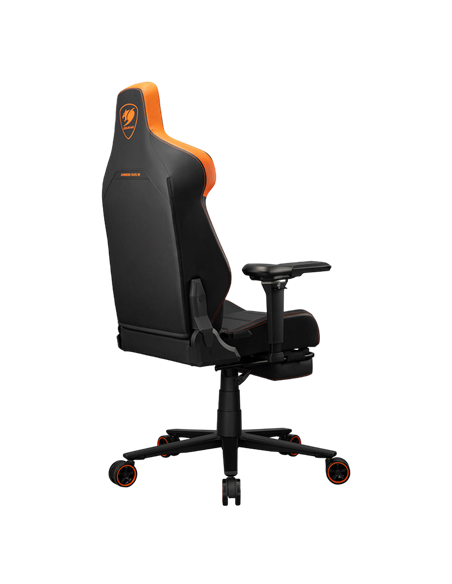 Scaun Gaming Cougar Armor EVO M, PU Piele, Negru | Portocaliu