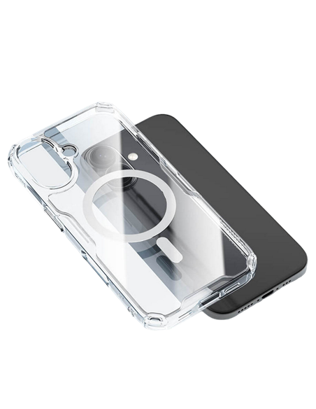 Husă Nillkin iPhone 16 - Nature TPU Pro Magnetic, Transparent