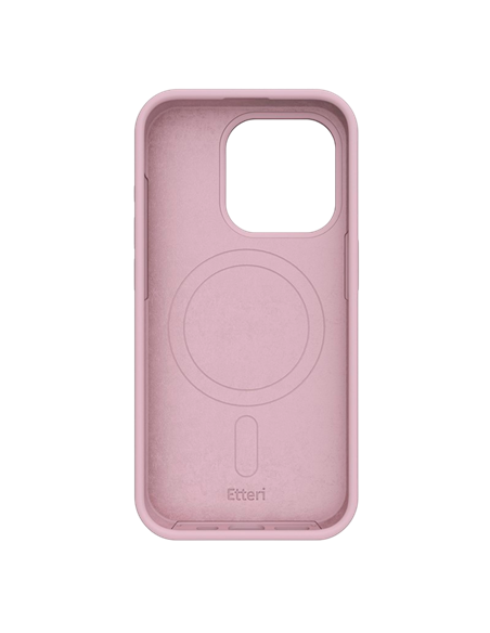 Husă Etteri Silicone Mag case pentru iPhone 16 Pro Max, Light Pink