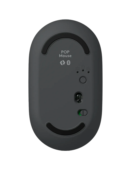 Set Tastatură + Mouse Logitech POP ICON, Fără fir, Grafit | Verde