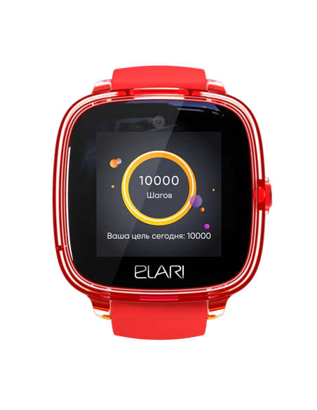 Детские часы Elari KidPhone Fresh 4G, 35мм, Красный Детские часы Elari KidPhone Fresh 4G, 35мм, Красный