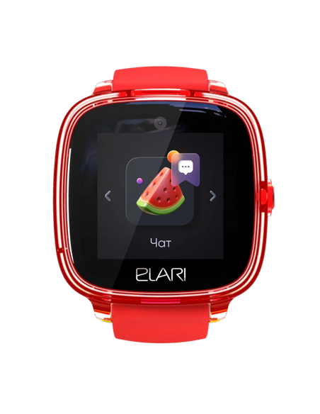 Детские часы Elari KidPhone Fresh 4G, 35мм, Красный Детские часы Elari KidPhone Fresh 4G, 35мм, Красный
