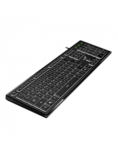 Клавиатура Genius SlimStar 820, Проводное, Чёрный