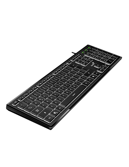 Клавиатура Genius SlimStar 820, Проводное, Чёрный
