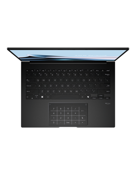 Laptop 14" ASUS Zenbook 14 OLED UM3406KA, Jade Black, AMD Ryzen AI 7 350, 32GB/1024GB, Fără SO