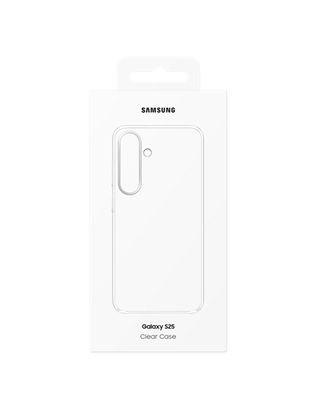 Husă Samsung Clear Cover pentru Galaxy S25, Transparent