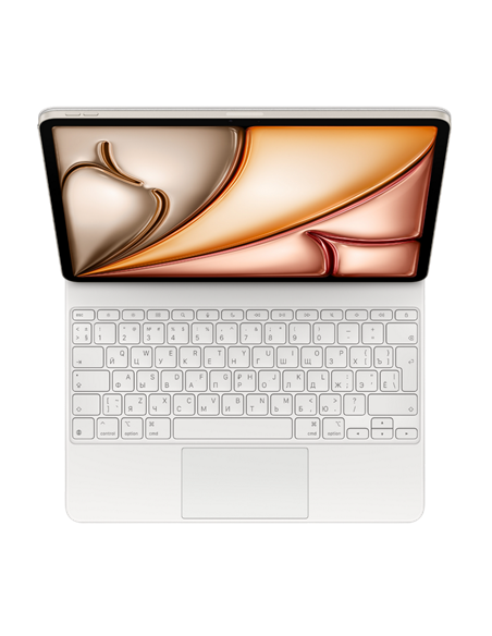 Tastatură Apple Magic Keyboard pentru iPad Pro 13‑inchi (M2, M3), Alb