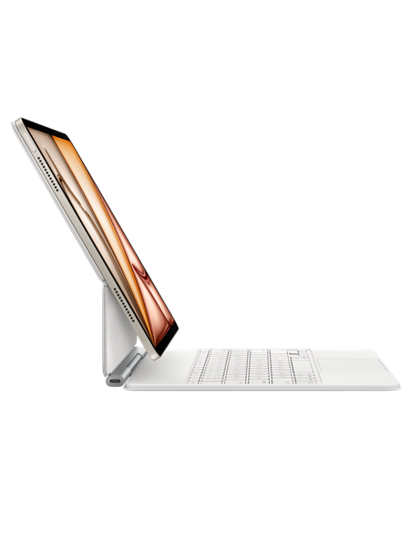 Tastatură Apple Magic Keyboard pentru iPad Pro 13‑inchi (M2, M3), Alb