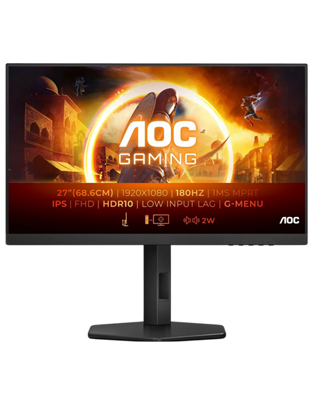 23,8" Monitor Gaming AOC 24G4X, IPS 1920x1080 FHD, Negru