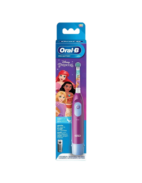 Periuță de dinți electrică Braun Oral-B Stages Power Princess, Violet | Albastru