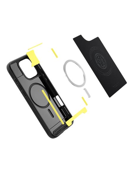 Чехол Spigen Rugged Armor Mag для Apple iPhone 16 Pro, Матовый Черный