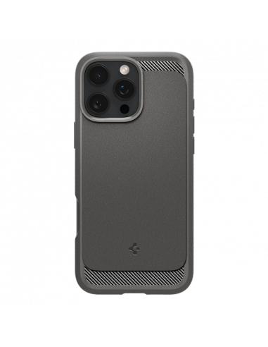 Husă Spigen Rugged Armor Mag pentru Apple iPhone 16 Pro, Negru Mat