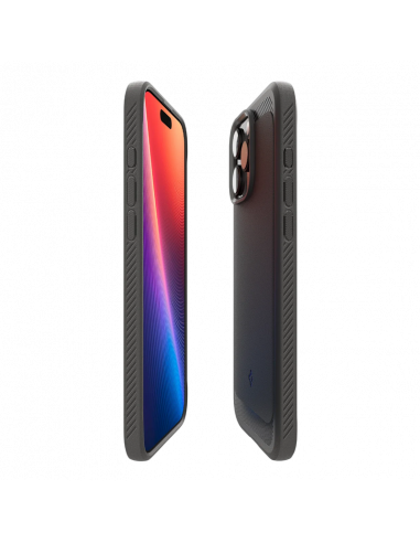 Husă Spigen Rugged Armor Mag pentru Apple iPhone 16 Pro, Negru Mat