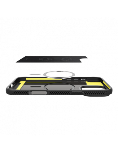 Husă Spigen Rugged Armor Mag pentru Apple iPhone 16 Pro, Negru Mat