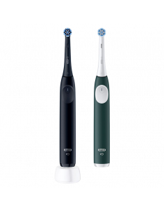 Periuță de dinți electrică Braun Oral-B iO2 Duo, Negru | Verde