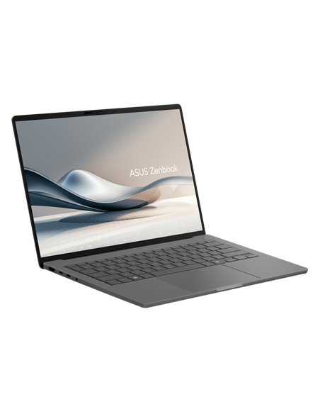 Ноутбук 14" ASUS Zenbook A14 OLED UX3407QA, Iceland Gray, Qualcomm Snapdragon X X1-26-100, 16Гб/512Гб, Windows 11 Home Ноутбук 14" ASUS Zenbook A14 OLED UX3407QA, Iceland Gray, Qualcomm Snapdragon X X1-26-100, 16Гб/512Гб, Windows 11 Home