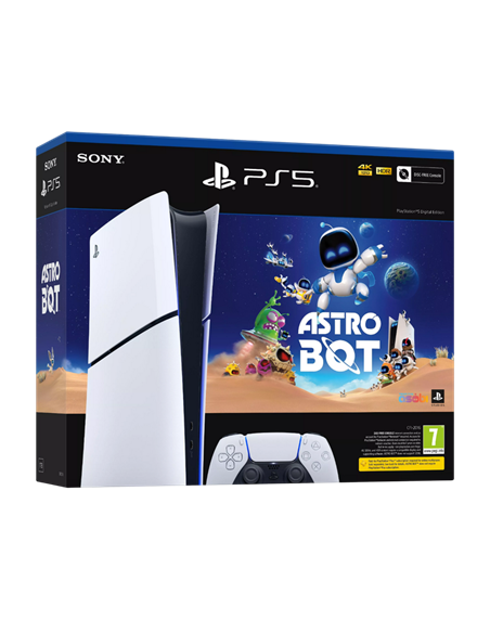 Consolă de jocuri SONY PlayStation 5 Slim Digital Edition + Astro Bot, Alb