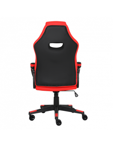 Scaun Gaming HATOR Flash, Țesătură, PU Piele, Negru | Roșu